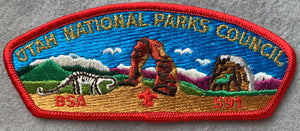 Utah National Parks Council CSP SA-10. Red Border. Mint Condition.