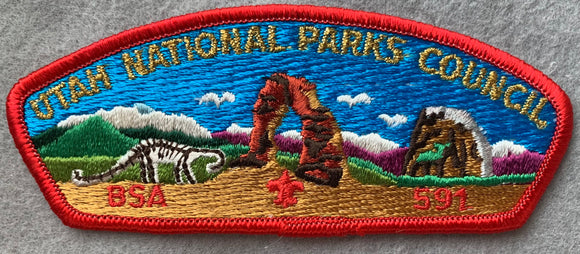 Utah National Parks Council CSP SA-10. Red Border. Mint Condition.