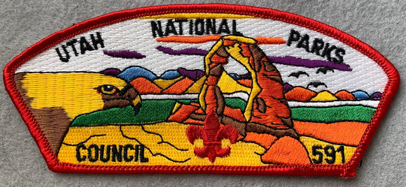 Utah National Parks Council CSP SA-11. Red Border. Mint Condition.