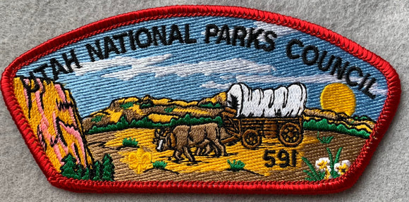 Utah National Parks Council CSP SA-13. Red Border. Mint Condition.