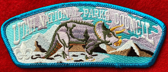 Utah National Parks Council CSP SA-22. Light Blue Border. Mint Condition.