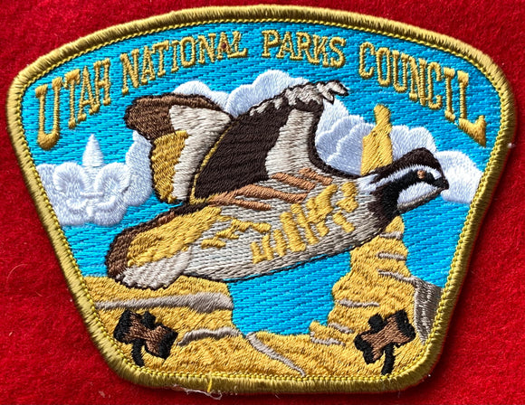 Utah National Parks Council Wood Badge Bobwhite Patrol Commerative Edition CSP SA-26:2. Gold Border. Mint Condition.