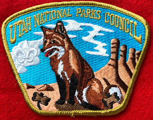 Utah National Parks Council Wood Badge Fox Patrol Commerative Edition CSP SA-26:4. Gold Border. Mint Condition.