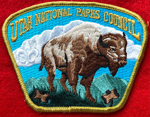 Utah National Parks Council Wood Badge Buffalo Patrol Commerative Edition CSP SA-26:7. Gold Border. Mint Condition.