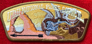 Utah National Parks Council CSP SA-83. Dark Yellow Border. Mint Condition.