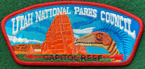 Utah National Parks Council 'Capitol Reef' Commerative Edition CSP T-Q1. Dark Red Border. Mint Condition.