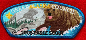 Great Alaska Council 2009 Eagle Scout Commerative CSP SA-12. Mint Condition.