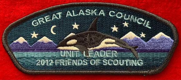 Great Alaska Council 2012 Friends of Scouting (FOS) Edition CSP SA-25:1. 