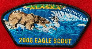 Great Alaska Council 2006 Eagle Scout Commerative CSP SA-3. Mint Condition.