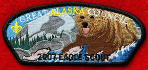 Great Alaska Council 2007 Eagle Scout Commerative CSP SA-9. Mint Condition.