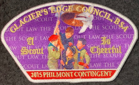 Glacier's Edge Council 2015 Philmont Contigent Commerative CSP PA-59. 