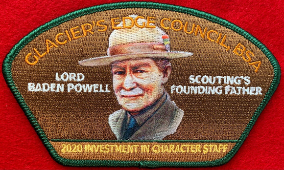 Glacier's Edge Council 2020 Investment in Character Staff Commerative CSP PA-Q10. 