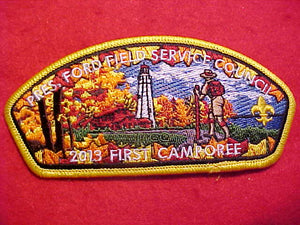 PRESIDENT FORD FSC SA-8, 2013 FIRST CAMPOREE