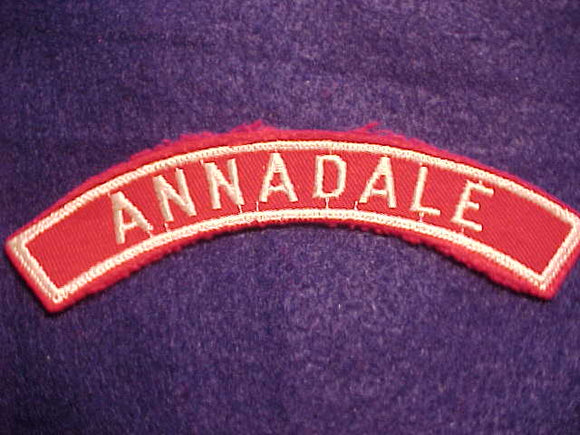 ANNADALE RED/WHITE CITY STRIP, MINT