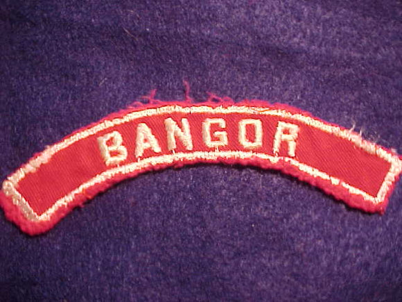 BANGOR RED/WHITE CITY STRIP, USED
