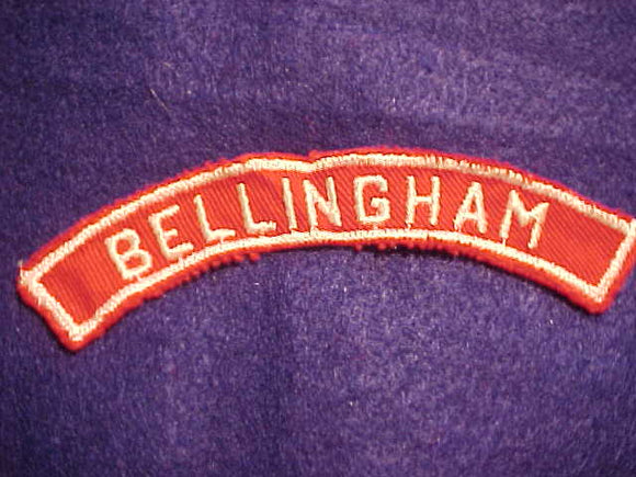BELLINGHAM RED/WHITE CITY STRIP, USED