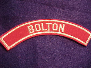 BOLTON RED/WHITE CITY STRIP, MINT