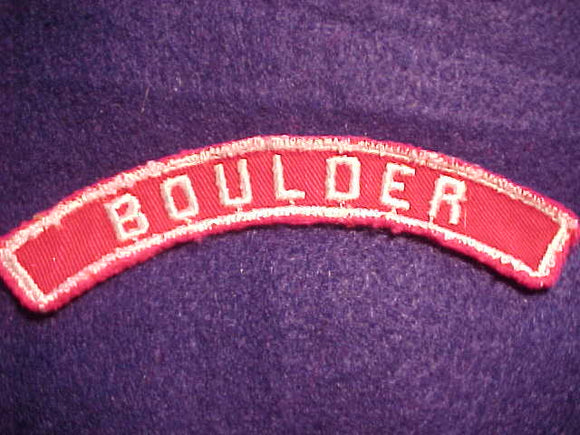 BOULDER RED/WHITE CITY STRIP, USED
