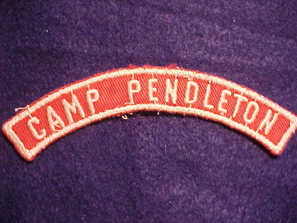 CAMP PENDLETON RED/WHITE CITY STRIP, USED