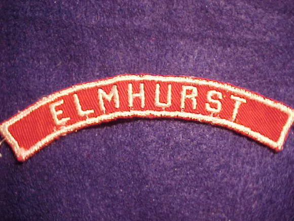 ELMHURST RED/WHITE CITY STRIP, USED