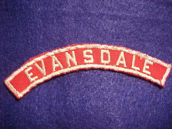 EVANSDALE RED/WHITE CITY STRIP, USED