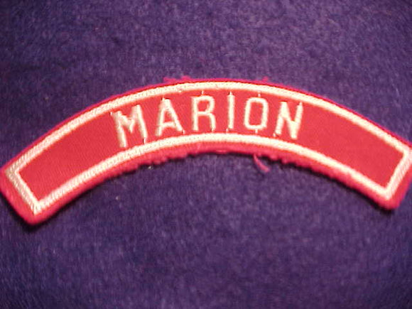 MARION RED/WHITE CITY STRIP, MINT