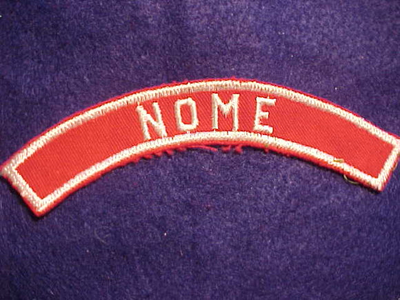 NOME RED/WHITE CITY STRIP, USED