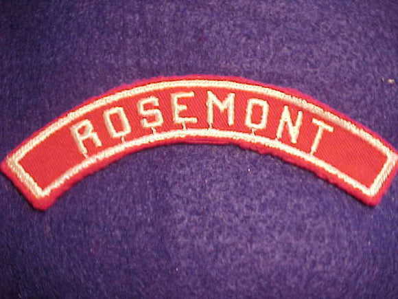 ROSEMONT RED/WHITE CITY STRIP, MINT