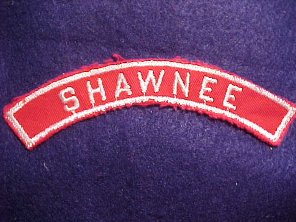 SHAWNEE RED/WHITE CITY STRIP, USED