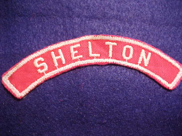 SHELTON RED/WHITE CITY STRIP, USED