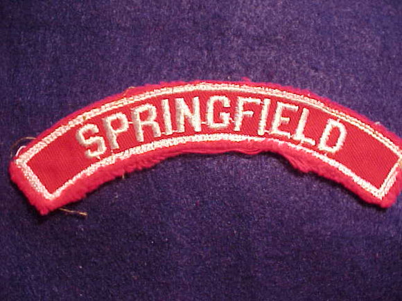 SPRINGFIELD RED/WHITE CITY STRIP, USED
