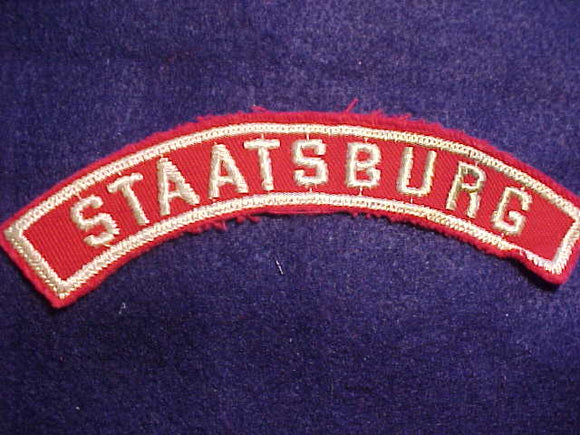 STAATSBURG RED/WHITE CITY STRIP, USED