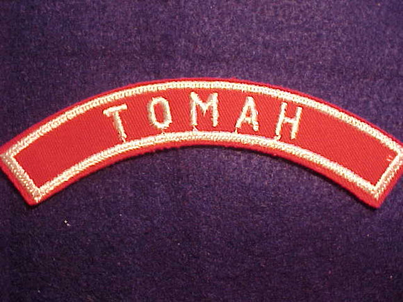 TOMAH RED/WHITE CITY STRIP, MINT