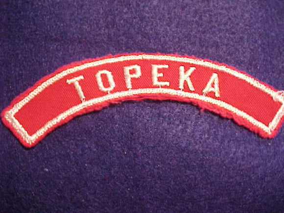TOPEKA RED/WHITE CITY STRIP, USED
