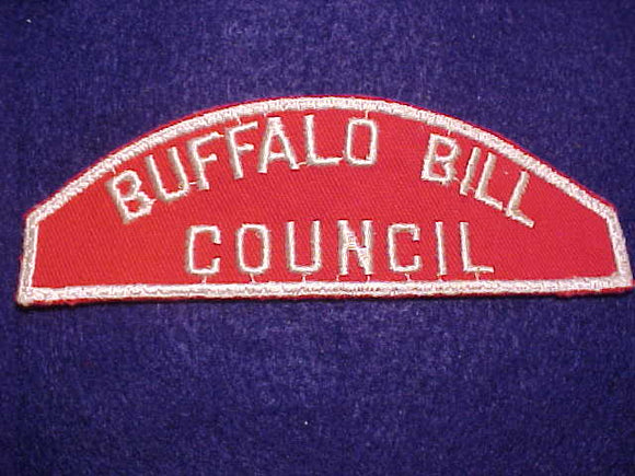 BUFFALO BILL/COUNCIL RED/WHITE STRIP,