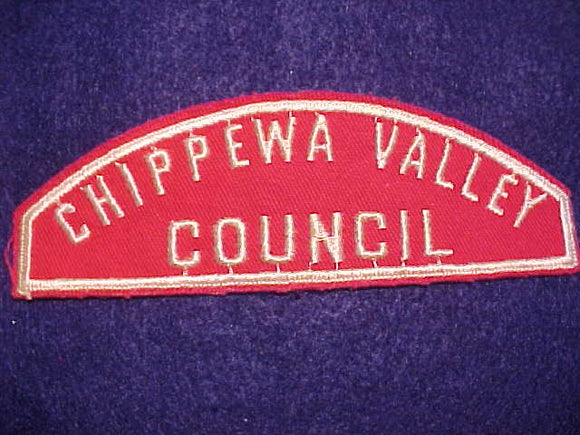 CHIPPEWA VALLEY/COUNCIL RED/WHITE STRIP, MINT