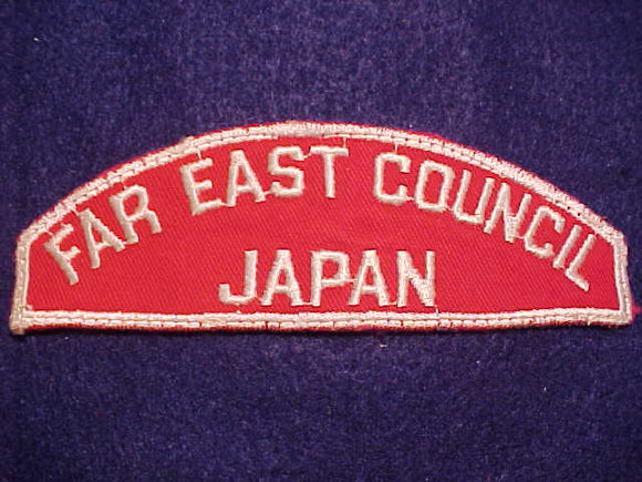 FAR EAST COUNCIL/JAPAN RED/WHITE STRIP, USED