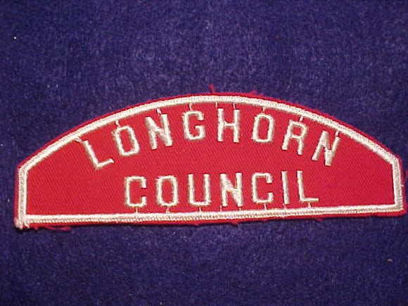 LONGHORN/COUNCIL RED/WHITE STRIP, MINT