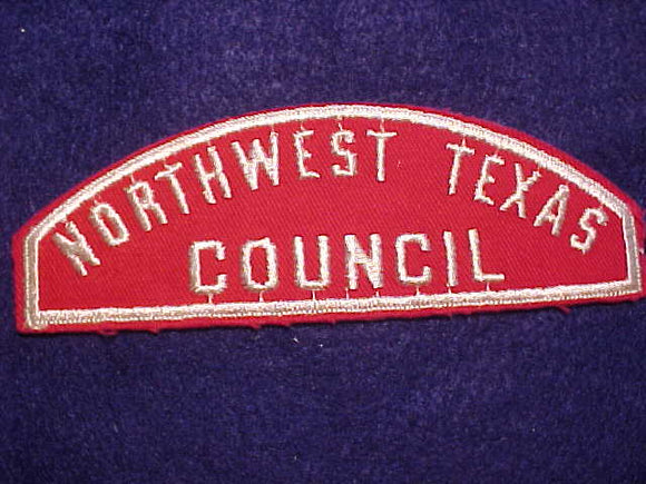 NORTHWEST TEXAS/COUNCIL RED/WHITE STRIP, MINT