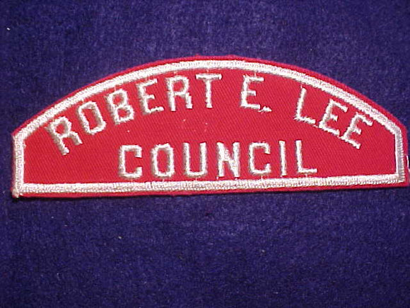 ROBERT E. LEE/COUNCIL RED/WHITE STRIP, MINT