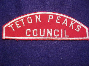 TETON PEAKS/COUNCIL RED/WHITE STRIP, MINT