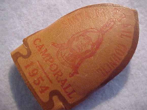 1954 SANTA FE COUNCIL N/C SLIDE, CAMPORALL, LEATHER
