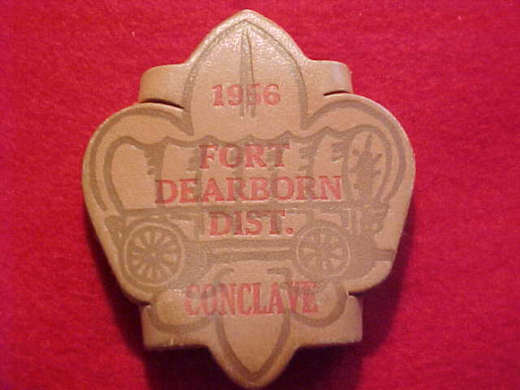 1956 FORT DEARBORN DIST. N/C SLIDE, CONCLAVE, LEATHER