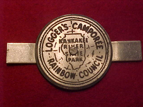 RAINBOW COUNCIL N/C SLIDE, LOGGER'S CAMPOREE, ALUMINUM DISC