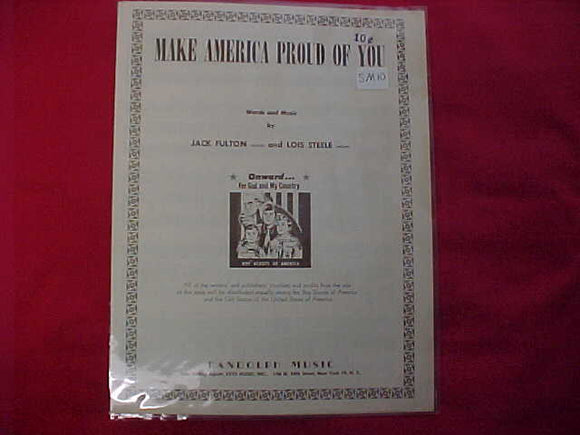 BOY SCOUT SHEET MUSIC, 