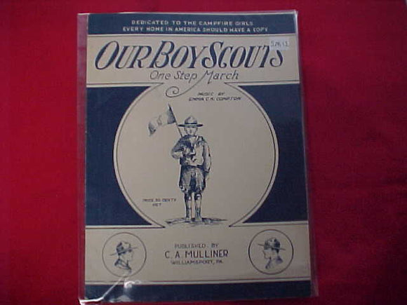 BOY SCOUT SHEET MUSIC, 