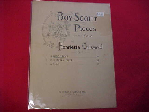 BOY SCOUT SHEET MUSIC, 