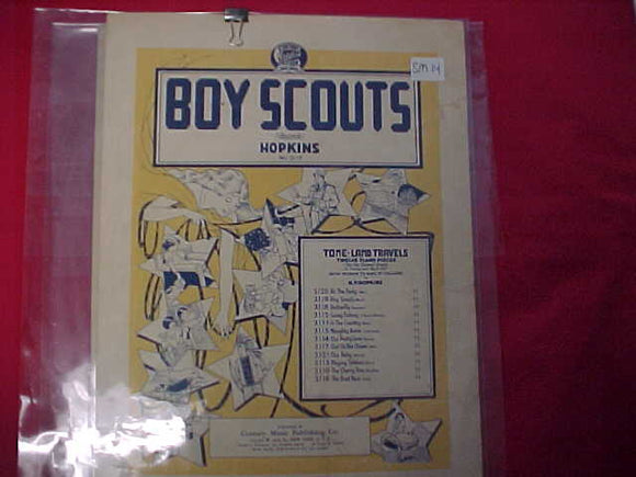 BOY SCOUT SHEET MUSIC, 