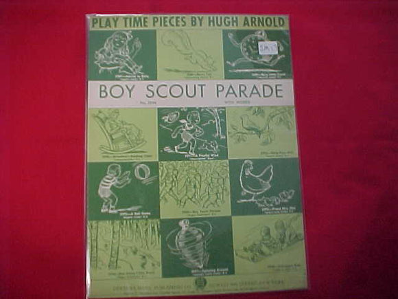 BOY SCOUT SHEET MUSIC, 