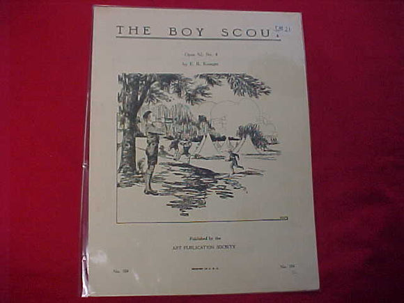 BOY SCOUT SHEET MUSIC, 